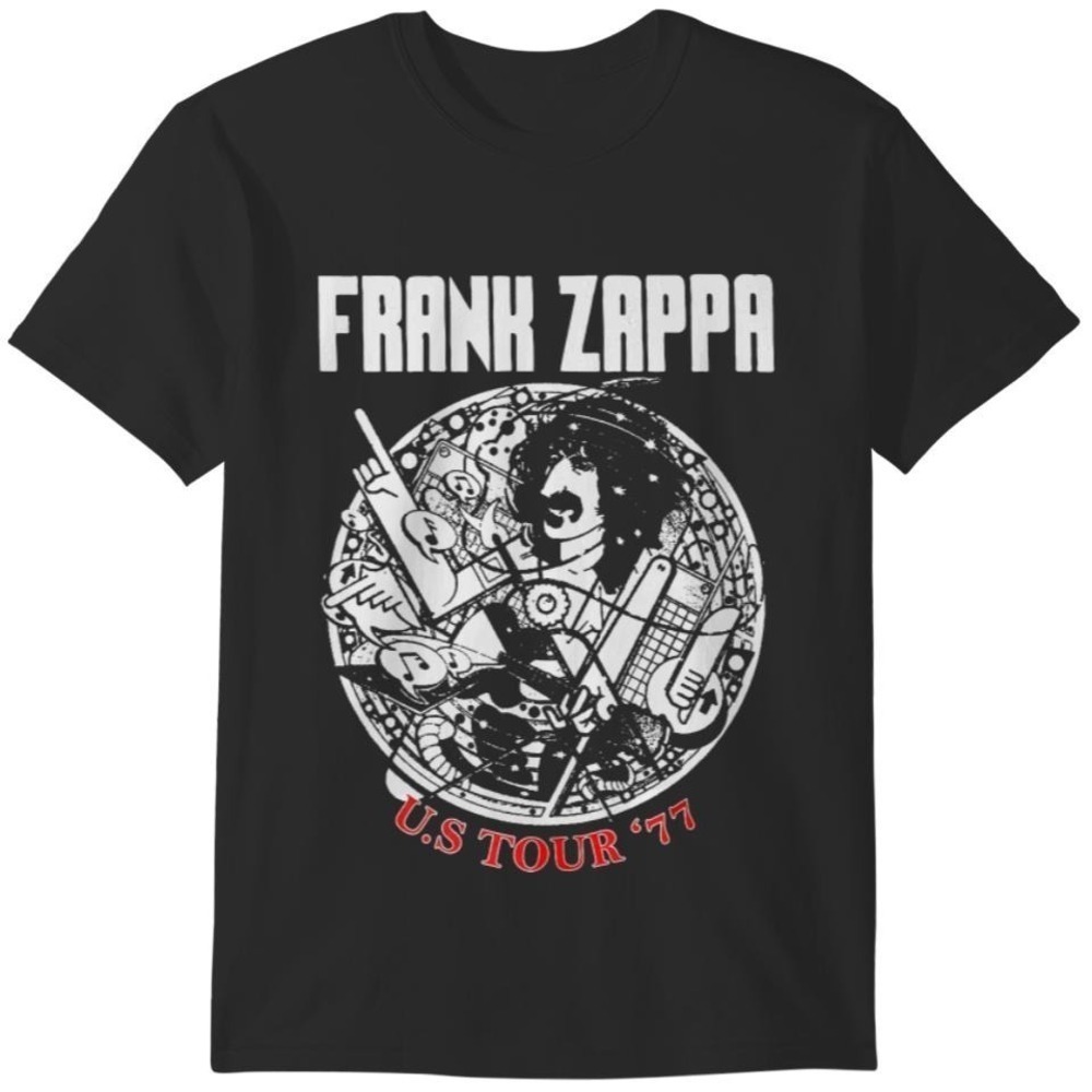 Frank Zappa  77 Tour Tshirt Frank Zappa Shirt
